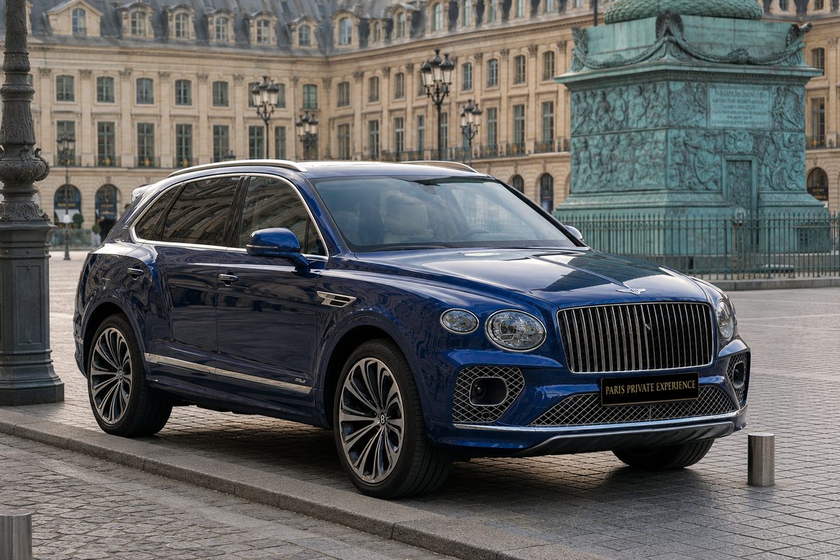 Bentley, at Place Vendôme in Paris