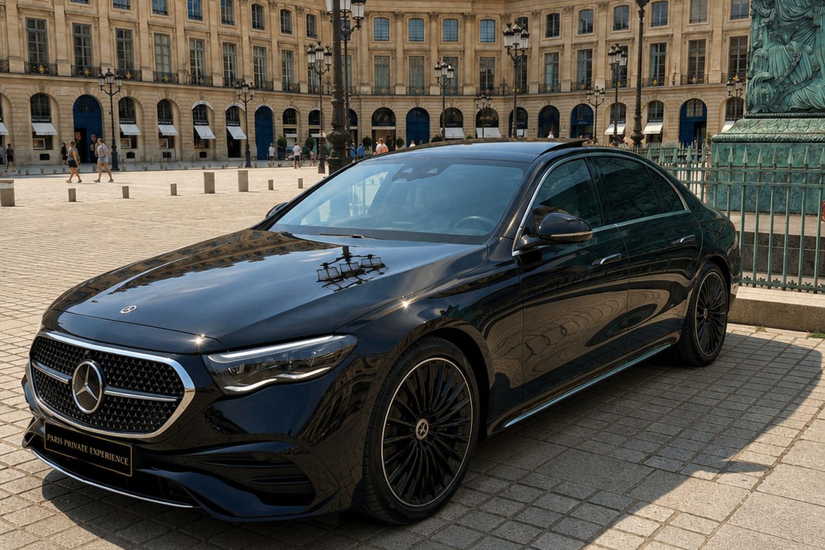 Mercedes E-Class, at Place Vendôme in Paris