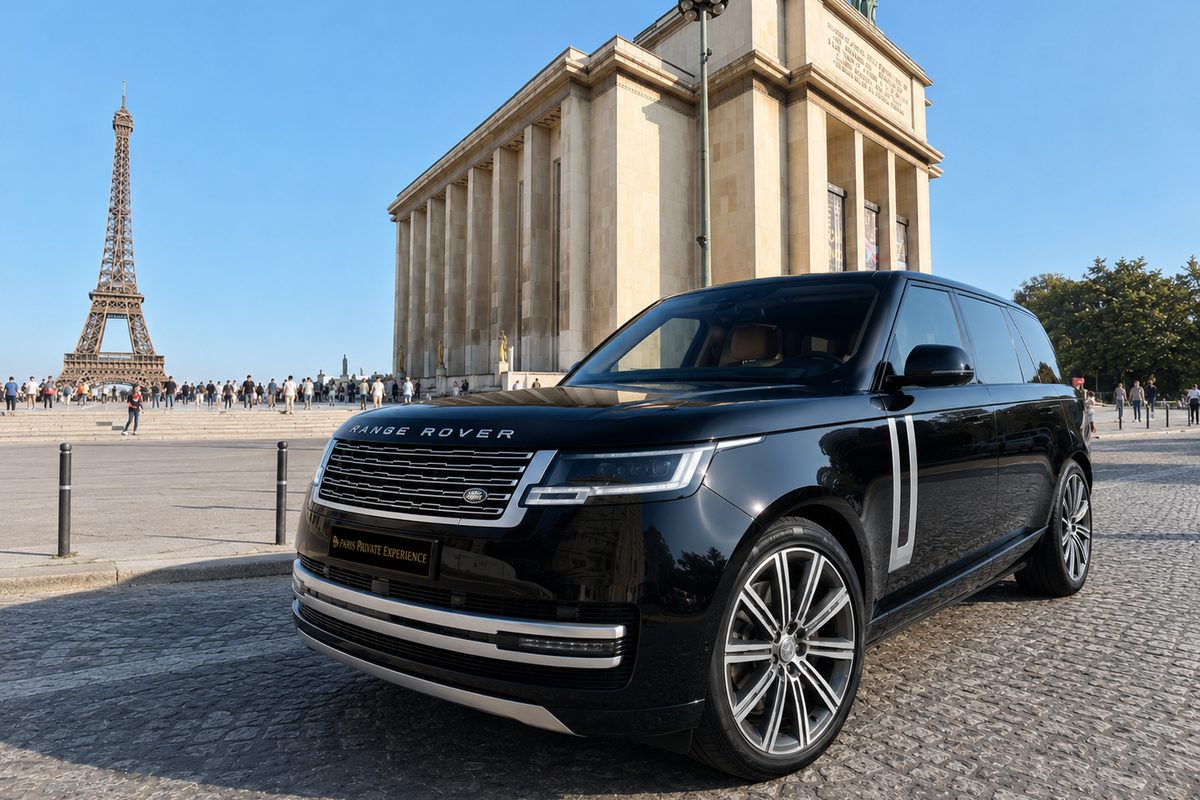Range Rover Autobiography, at Trocadéro facing the Eiffel Tower